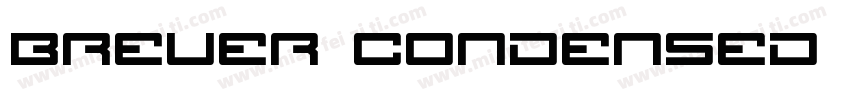 Breuer Condensed Bol字体转换